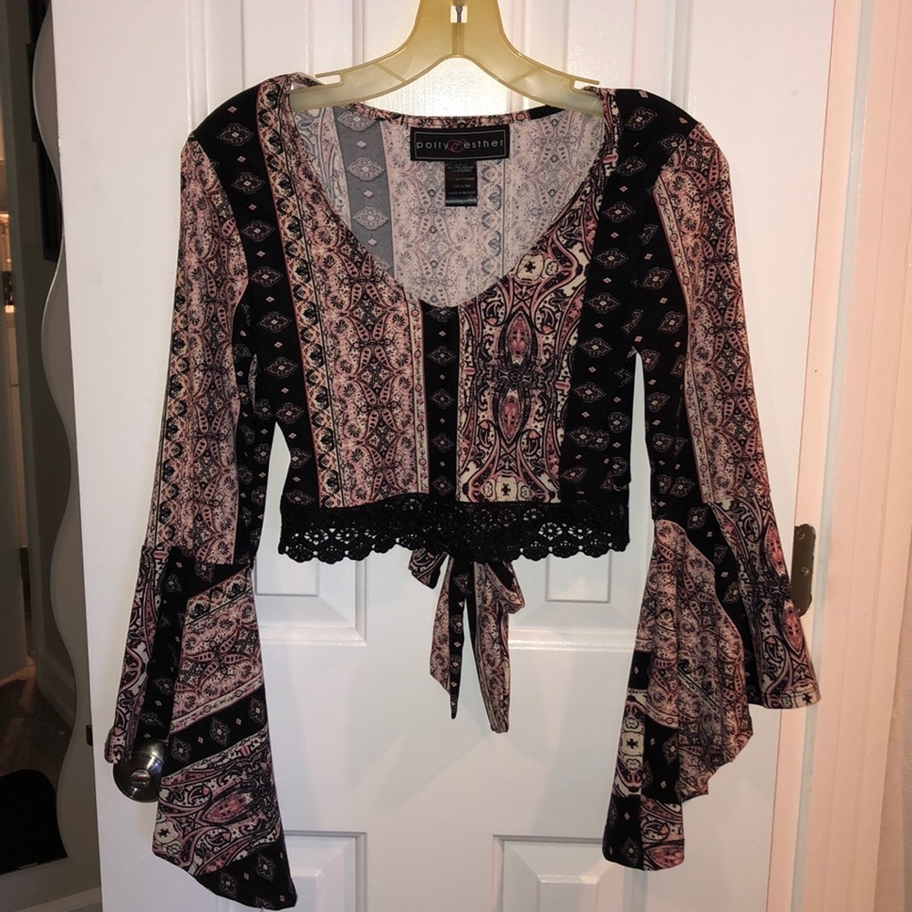 Longsleeve crop top